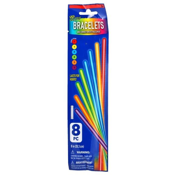 Play Glow Wrapped Mega Glow Bracelets, 8-ct. - Picture 1 of 15